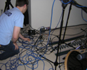 Drum mic cable mess